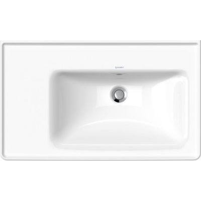 Umywalka 80x48 cm prostokątna meblowa biała 2370800060 Duravit D-Neo