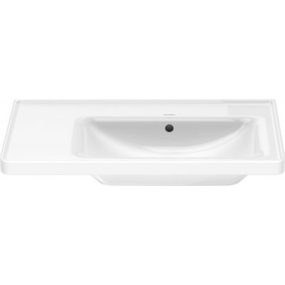 Umywalka 80x48 cm prostokątna meblowa biała 2370800060 Duravit D-Neo