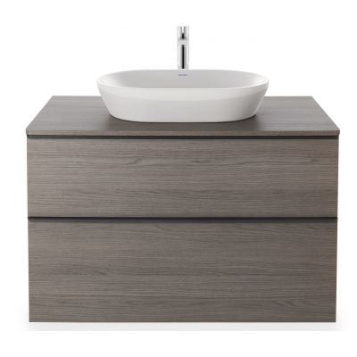 Umywalka 60x40 cm owalna nablatowa biała 2372600070 Duravit D-Neo