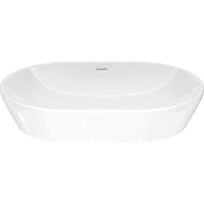 Umywalka 60x40 cm owalna nablatowa biała 2372600070 Duravit D-Neo