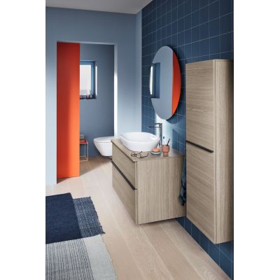Umywalka 60x40 cm owalna nablatowa biała 2372600070 Duravit D-Neo