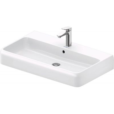 Umywalka 80x47 cm prostokątna meblowa biała 2382802027 Duravit Qatego