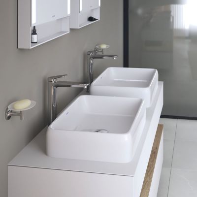 Umywalka 60x40 cm prostokątna meblowa biała 2383600079 Duravit Qatego