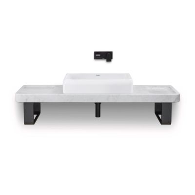 Umywalka 60x40 cm prostokątna meblowa biała 2383602079 Duravit Qatego