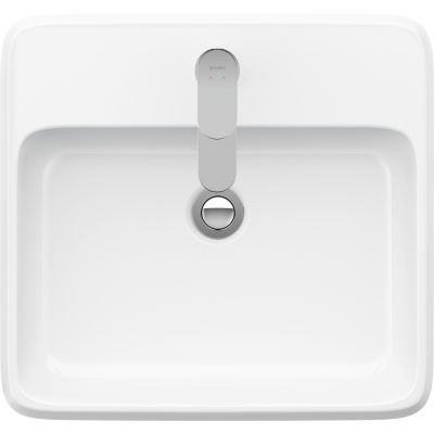 Umywalka 50x47 cm prostokątna nablatowa biała 2385500027 Duravit Qatego