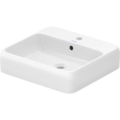 Umywalka 50x47 cm prostokątna nablatowa biała 2385500027 Duravit Qatego