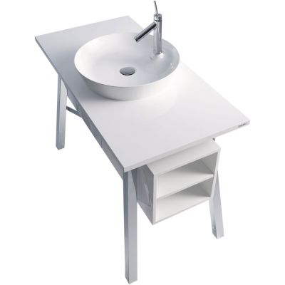 Umywalka 48x48 cm okrągła nablatowa biała 23284800001 Duravit Cape Cod