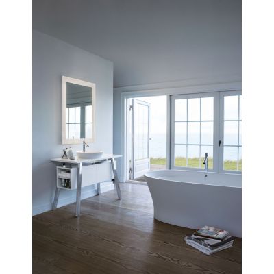 Umywalka 48x48 cm okrągła nablatowa biała 23284800001 Duravit Cape Cod