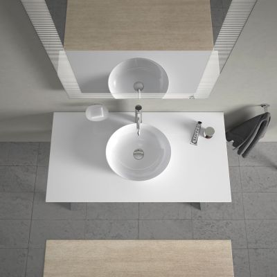 Umywalka 40x36 cm owalna nablatowa biała 23284000001 Duravit Cape Cod