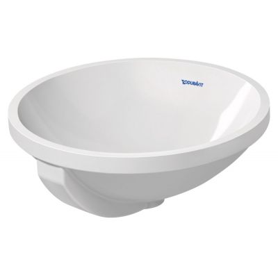 Umywalka 40x40 cm okrągła podblatowa biała 0468400000 Duravit Architec