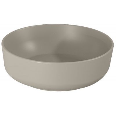 Umywalka 41.5x41.5 cm okrągła nablatowa brąz/beż RE040420047020 Elita Lorca