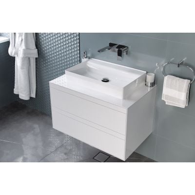 Umywalka 60x40 cm prostokątna nablatowa biała CEEX4902600WH Excellent Rima 2.0