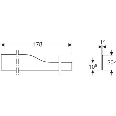 Geberit Bambini osłona dekoracyjna przednia do umywalki biała 430060016