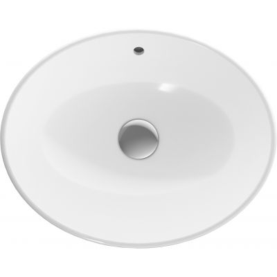 Umywalka 50x40 cm owalna wpuszczana biała 500709012 Geberit Variform