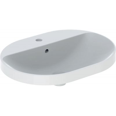 Umywalka 60x45 cm owalna wpuszczana biała 500732012 Geberit Variform