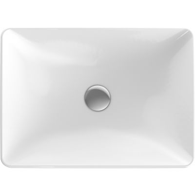 Umywalka 55x40 cm prostokątna wpuszczana biała 500739012 Geberit Variform