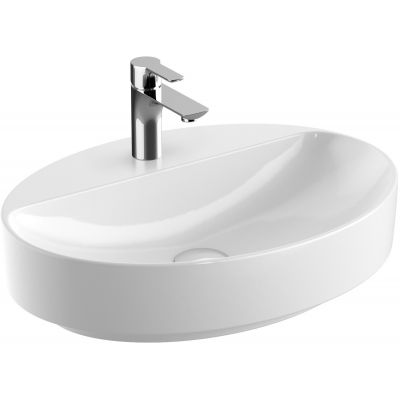 Umywalka 60x45 cm owalna meblowa-nablatowa biała 500773012 Geberit Variform