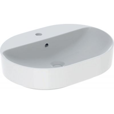 Umywalka 60x45 cm owalna meblowa-nablatowa biała 500777012 Geberit Variform
