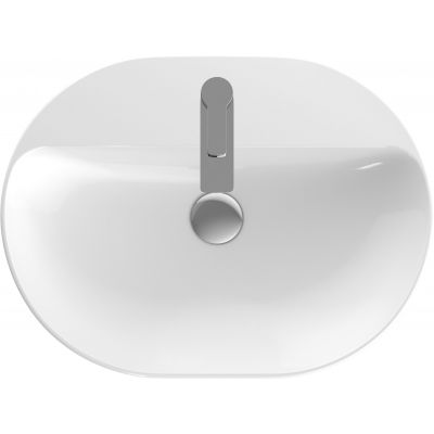 Umywalka 60x45 cm owalna meblowa-nablatowa biała 500778002 Geberit Variform