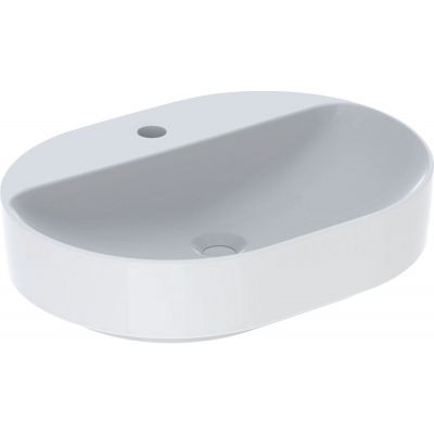 Umywalka 60x45 cm owalna meblowa-nablatowa biała 500778002 Geberit Variform