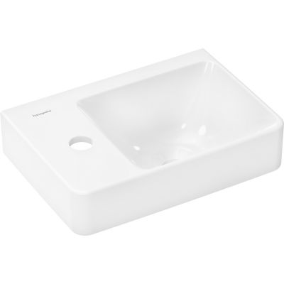 Umywalka 36x25 cm prostokątna ścienna-meblowa biała 60315450 Hansgrohe Xelu Q