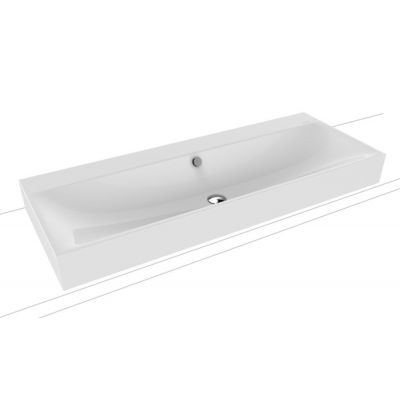 Umywalka 90x46 cm prostokątna nablatowa biała 904206003001 Kaldewei Silenio