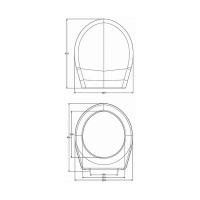 Deska sedesowa 10134000 Koło Idol