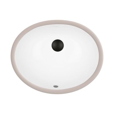 Umywalka 38x30 cm owalna podblatowa biała 20813000 Ksuro 108