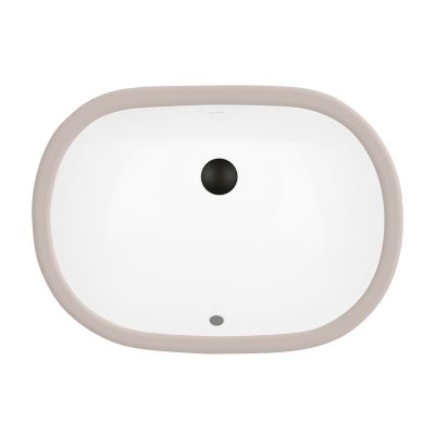 Umywalka 49.5x35 cm owalna podblatowa biała 20014000 Ksuro 109