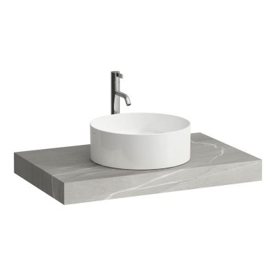Umywalka 38x38 cm okrągła nablatowa biała H8114354001121 Laufen Living