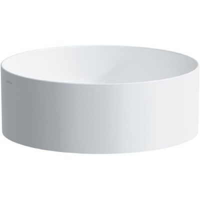 Umywalka 38x38 cm okrągła nablatowa biała H8114354001121 Laufen Living
