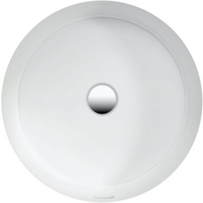 Umywalka 40x40 cm okrągła podblatowa biała H8134380001091 Laufen Living City