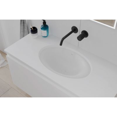 Umywalka 61x41 cm owalna podblatowa biała 40105000 Oltens Gapa