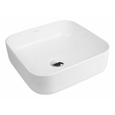 Umywalka 38.5x38.5 cm kwadratowa nablatowa biała 40307000 Oltens Hadsel