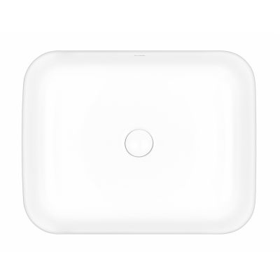 Umywalka 50x40 cm prostokątna nablatowa biała 40308000 Oltens Hadsel