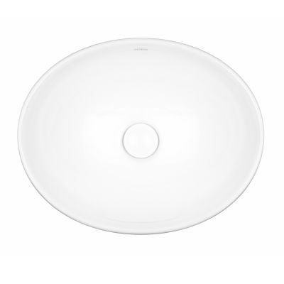 Umywalka 40x33 cm owalna nablatowa biała 40313000 Oltens Etne