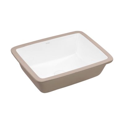 Umywalka 48x36.5 cm prostokątna podblatowa biała 40606000 Oltens Drammen
