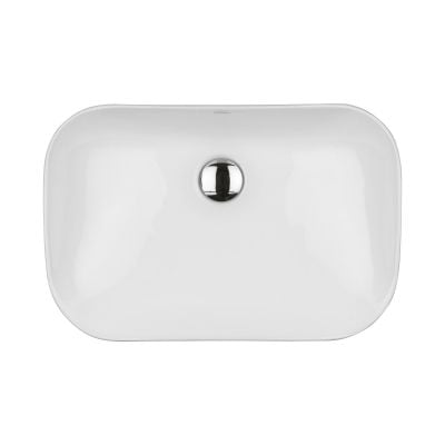 Umywalka 51x34 cm owalna nablatowa biała 40322000 Oltens Solvig