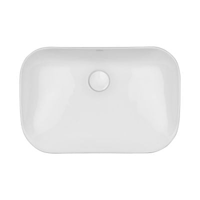 Umywalka 51x34 cm owalna nablatowa biała 40322000 Oltens Solvig