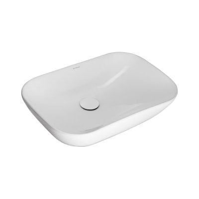 Umywalka 51x34 cm owalna nablatowa biała 40322000 Oltens Solvig