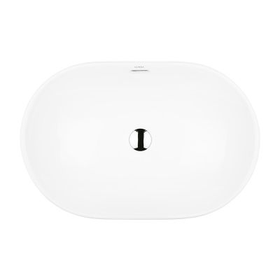 Umywalka 61x40 cm owalna wpuszczana biała 40823000 Oltens Tive