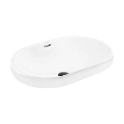 Umywalka 61x40 cm owalna wpuszczana biała 40823000 Oltens Tive