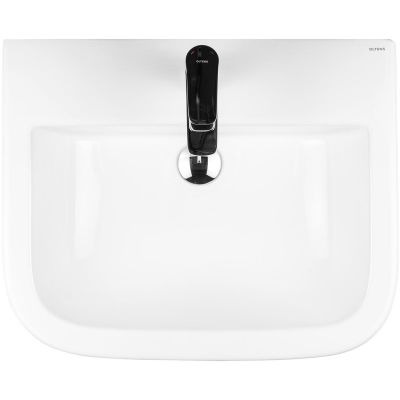 Umywalka 56x45 cm półokrągła ścienna biała 41502000 Oltens Vernal
