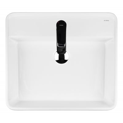 Umywalka 50.5x46 cm prostokątna nablatowa biała 41811000 Oltens Duve