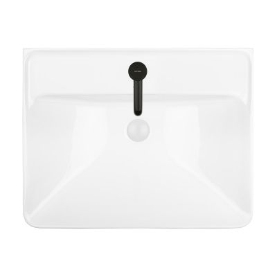 Umywalka 61x47.5 cm prostokątna wpuszczana biała 41708000 Oltens Kolma