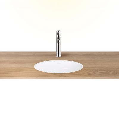 Umywalka 46x38 cm owalna podblatowa biała 40600000 Oltens Mana