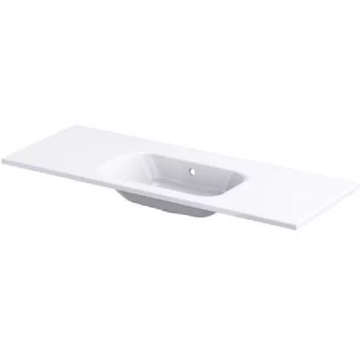 Umywalka 121x46 cm prostokątna meblowa biała UMEAR12092BO Oristo Uni