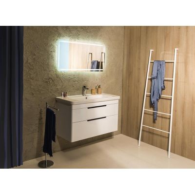 Umywalka 101.3x46 cm prostokątna ścienna-meblowa biała KE100 Sapho City
