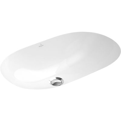 Umywalka 60x35 cm owalna podblatowa biała 41626001 Villeroy & Boch O.Novo