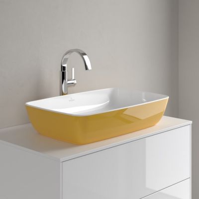 Umywalka 58x38.5 cm prostokątna nablatowa biała 417258BCW9 Villeroy & Boch Artis